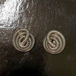 Bergere vintage clip on earrings.